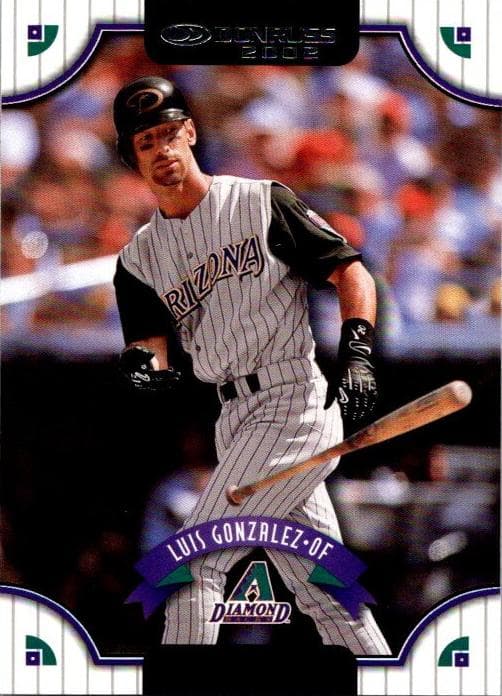 Luis Gonzalez 2002 panini Donruss