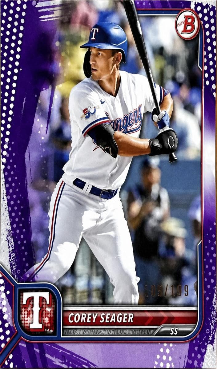 Corey Seager 2022 bowman Bowman