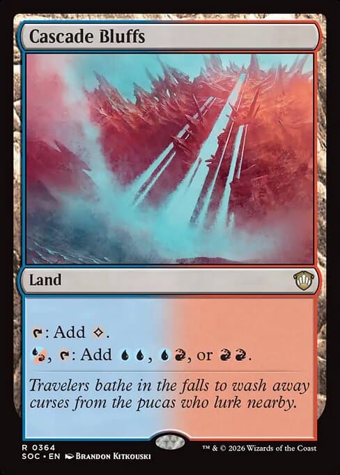 Cascade Bluffs 2020 Magic: The Gathering Double Masters Foil