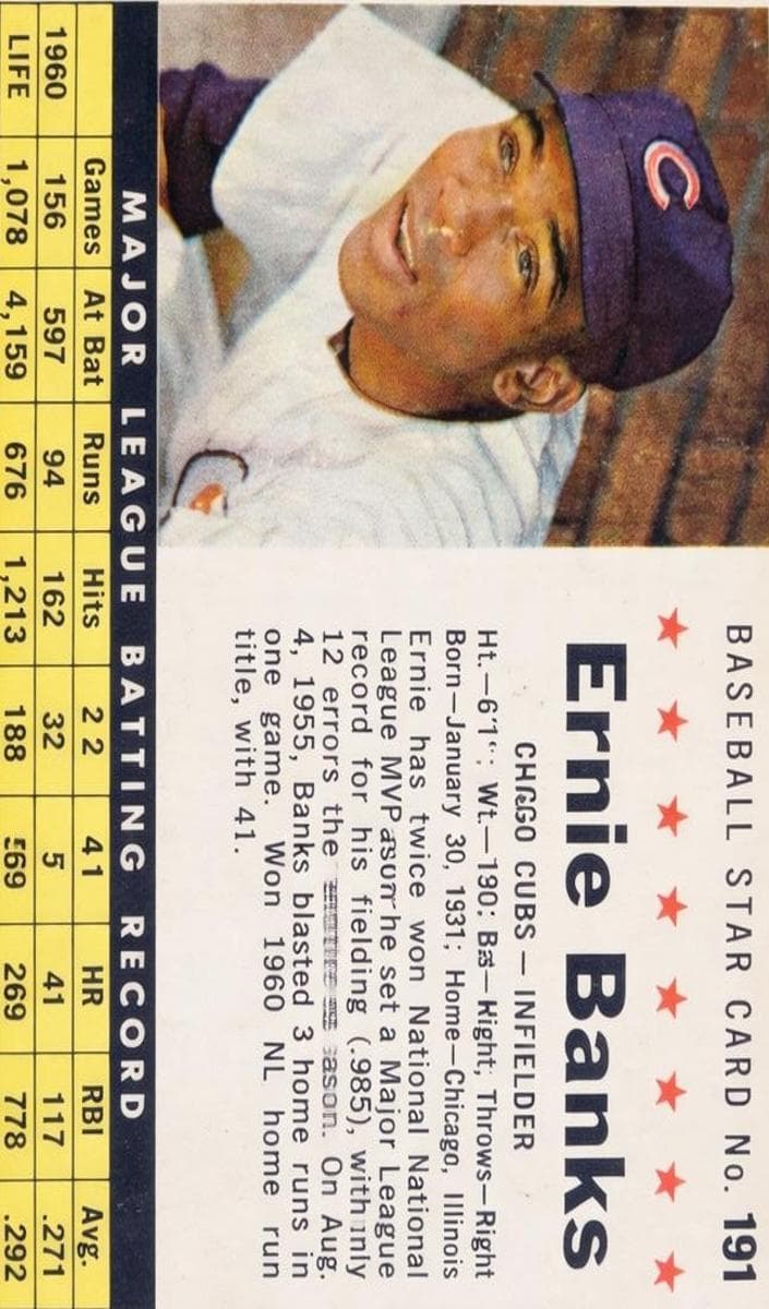 Ernie Banks #191