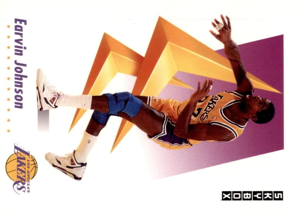 Magic Johnson 1991 fleer