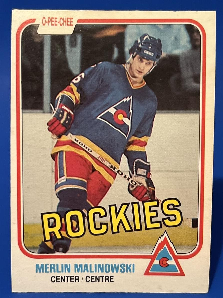Merlin Malinowski 1981 topps O-Pee-Chee