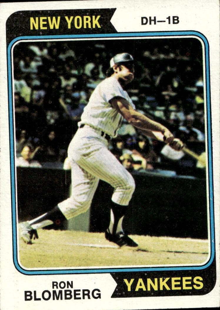 Ron Blomberg 1974 topps Topps