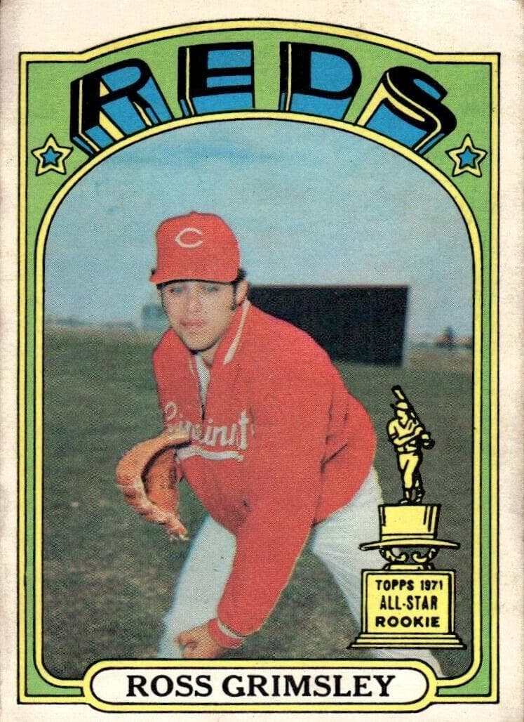 Ross Grimsley 1972 topps O-Pee-Chee