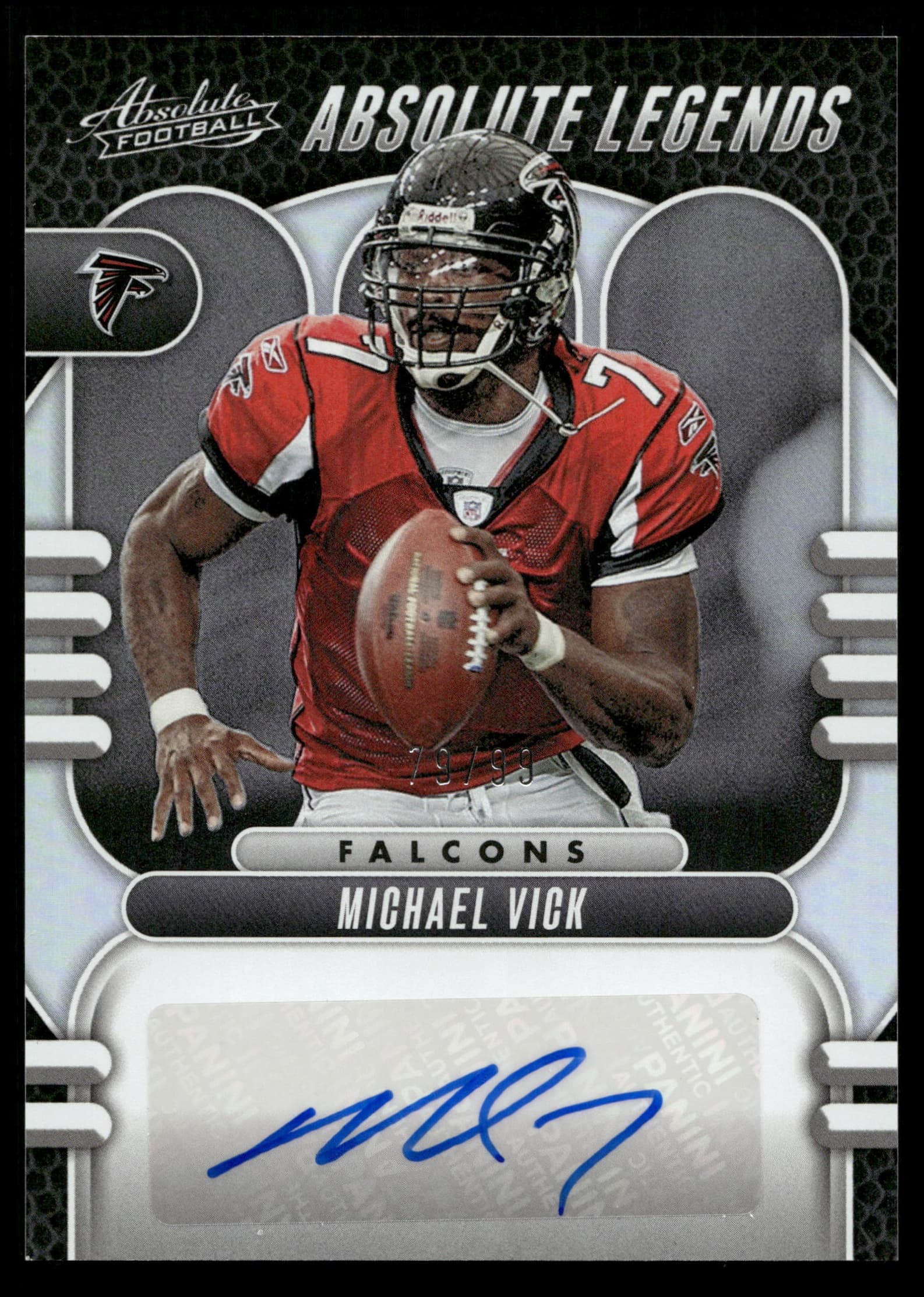 Michael Vick 2023 Panini Absolute auto card