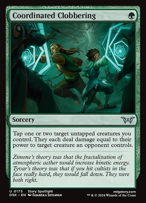 Coordinated Clobbering 2024 Magic: The Gathering Duskmourn: House of Horror