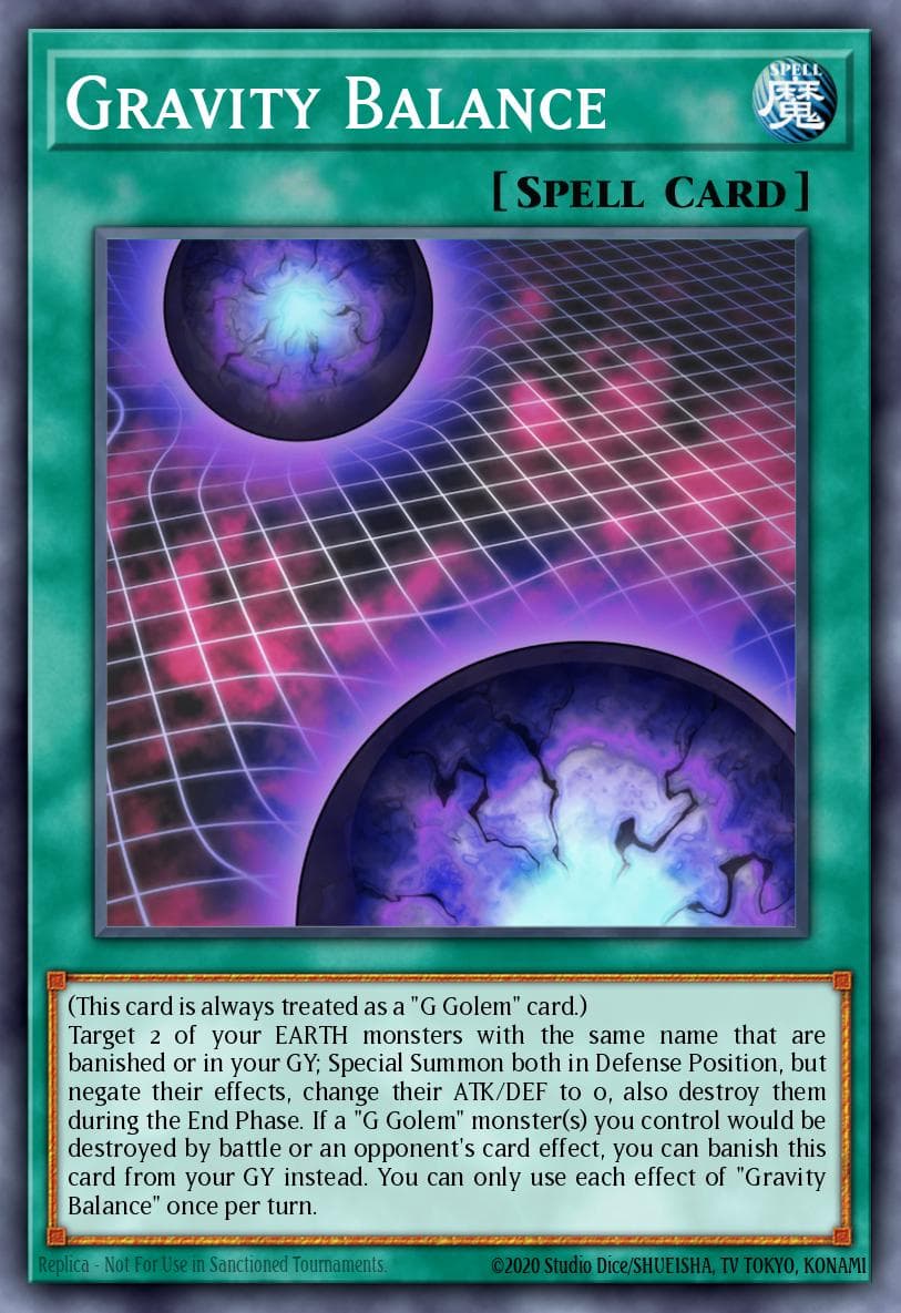 Gravity Balance 2022 Yu-Gi-Oh! Battles of Legend: Crystal Revenge