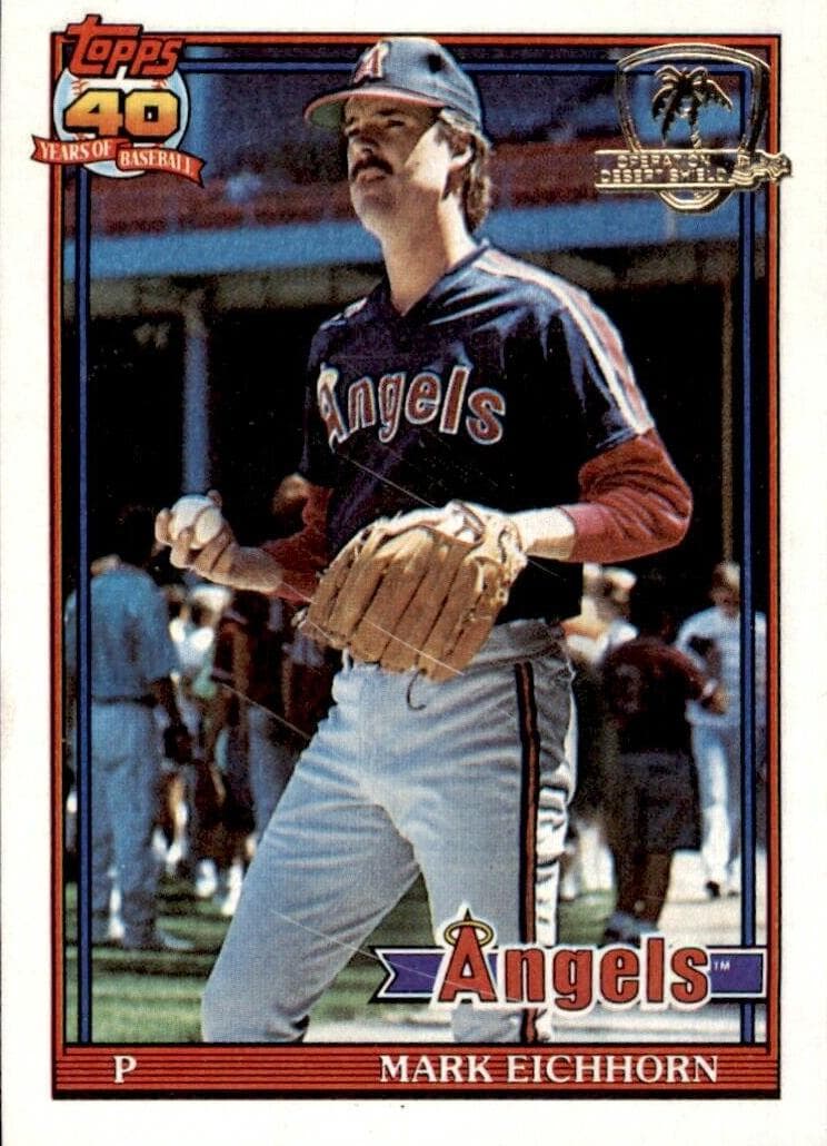 Mark Eichhorn 1991 topps Topps