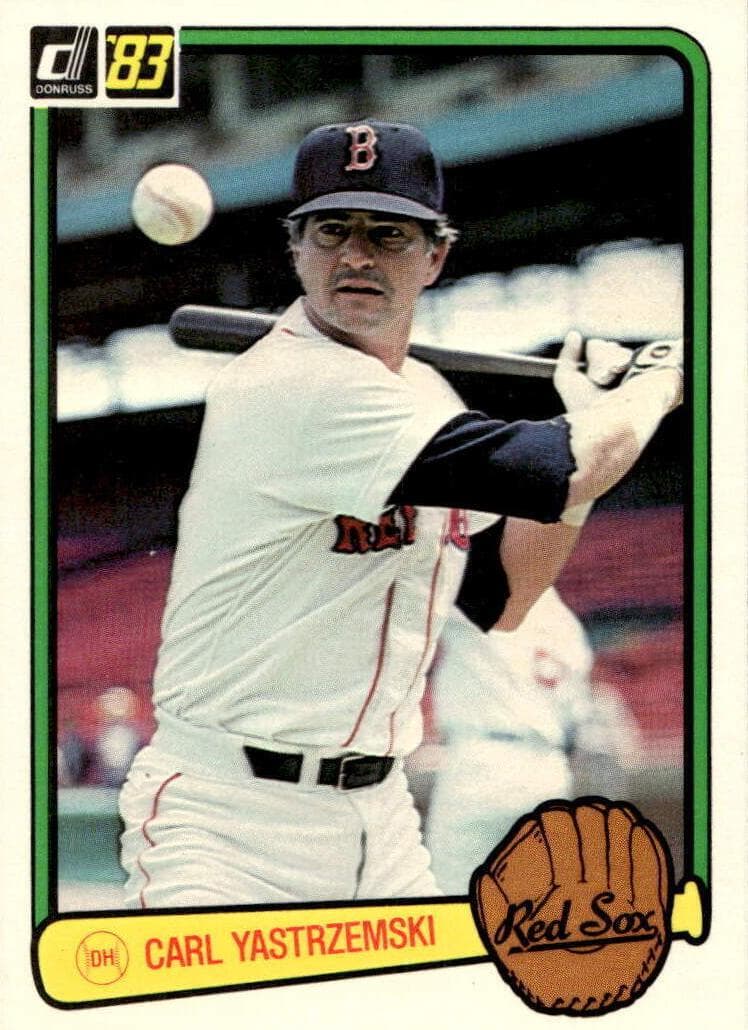 Carl Yastrzemski trading card