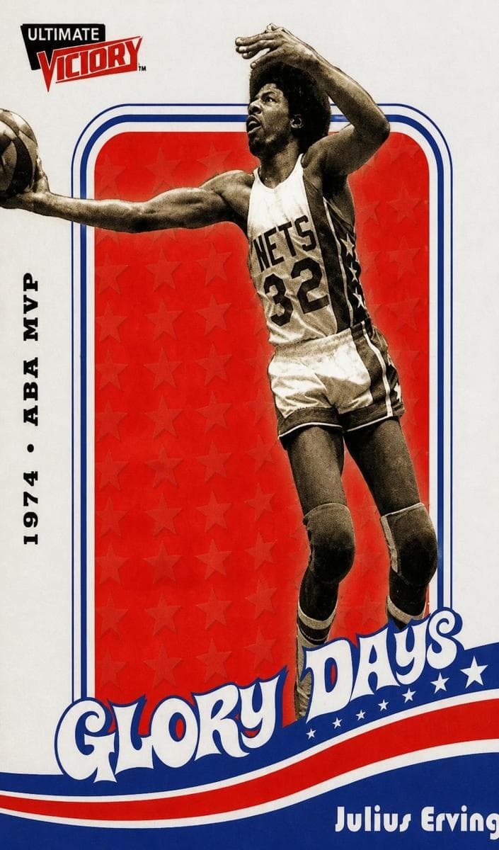 Julius Erving 1999 upper-deck Ultimate Victory