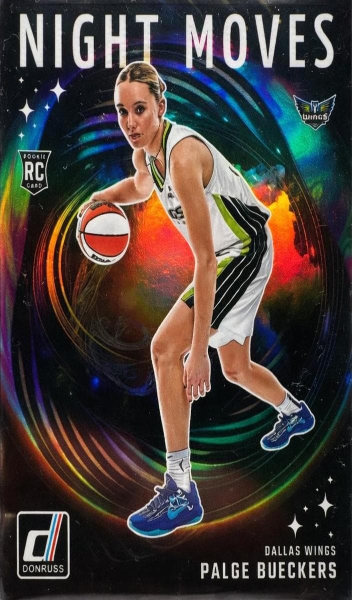 Paige Bueckers 2025 Donruss WNBA rookie card