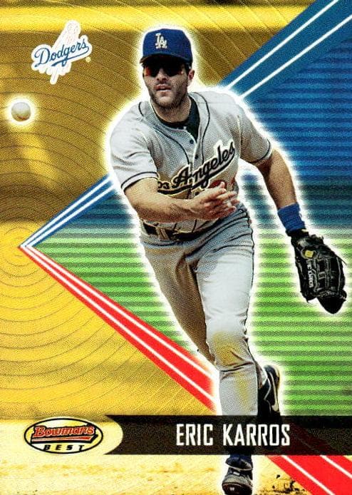 Eric Karros 2001 bowman Bowman's Best