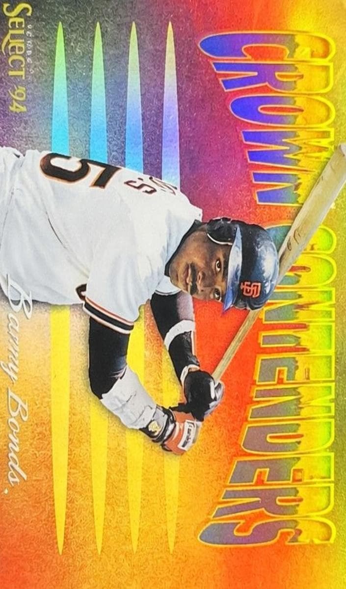 Barry Bonds 1994 panini Select