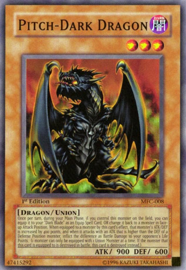 Pitch-Dark Dragon 2003 Yu-Gi-Oh!