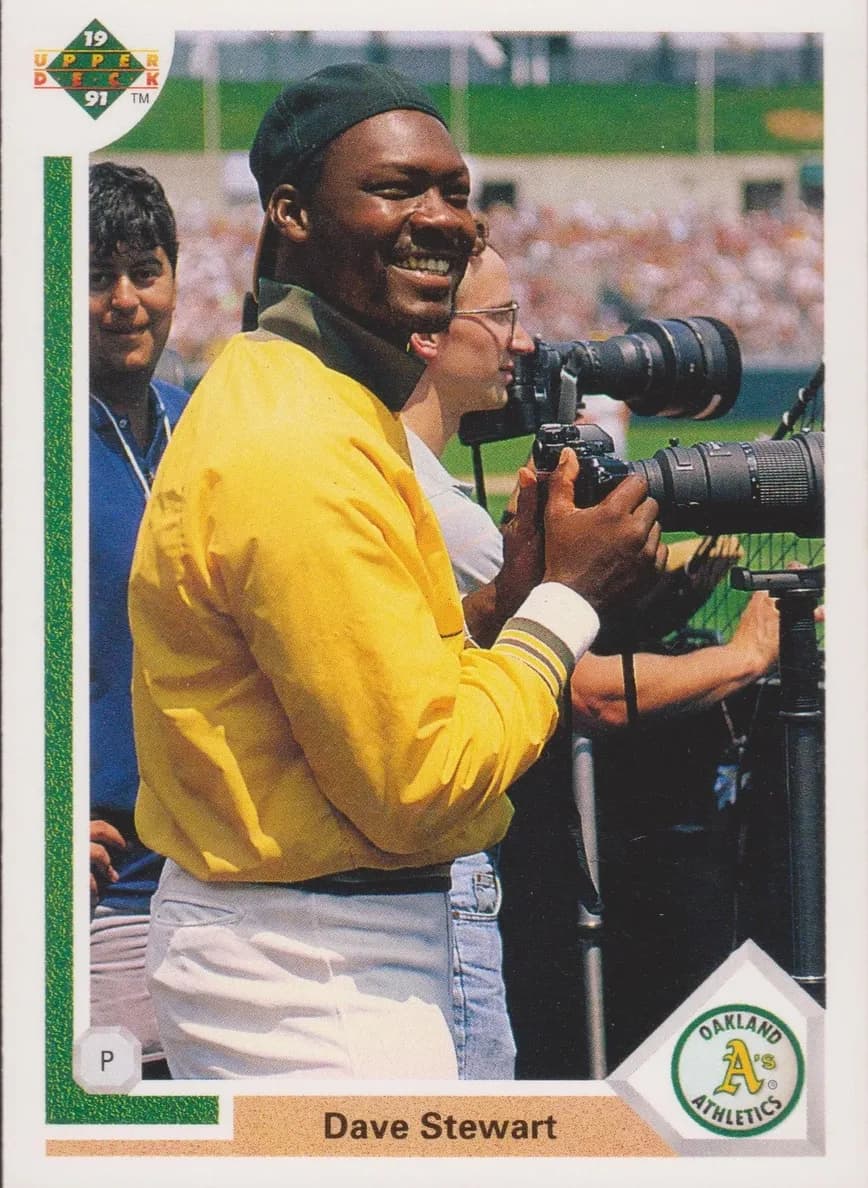 Dave Stewart 1991 upper-deck Upper Deck