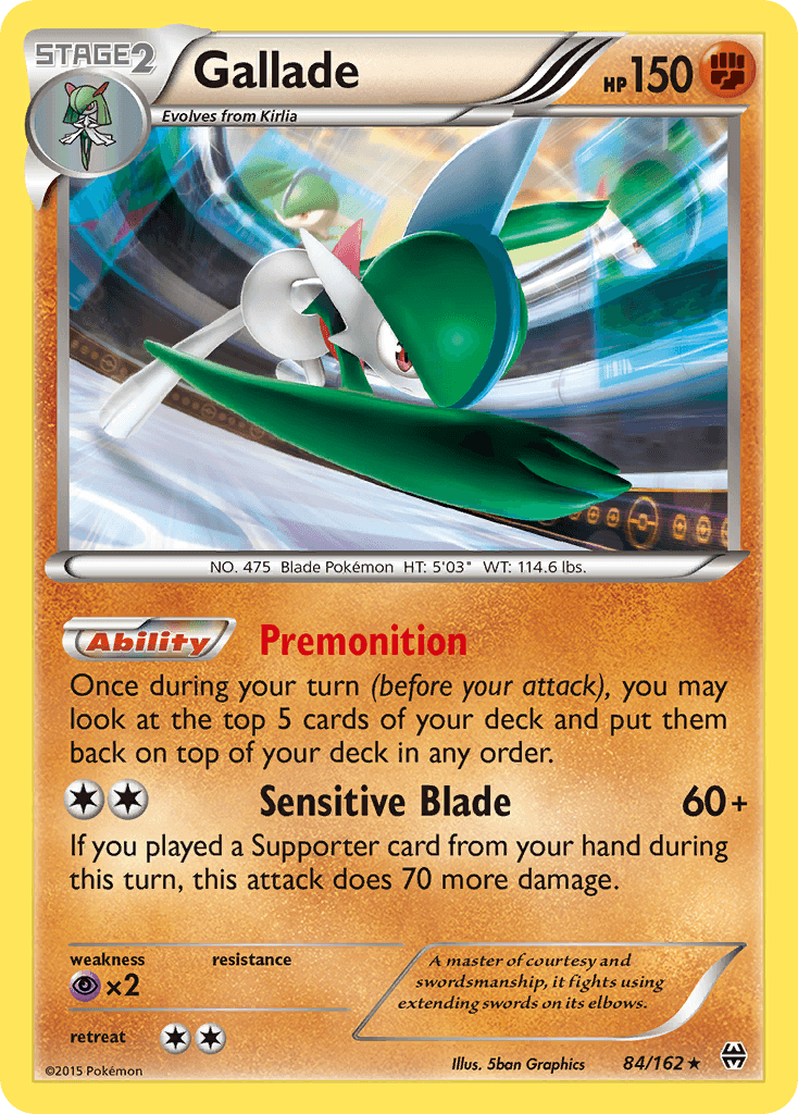 Gallade 2021 Pokemon Chinese Start Deck 100