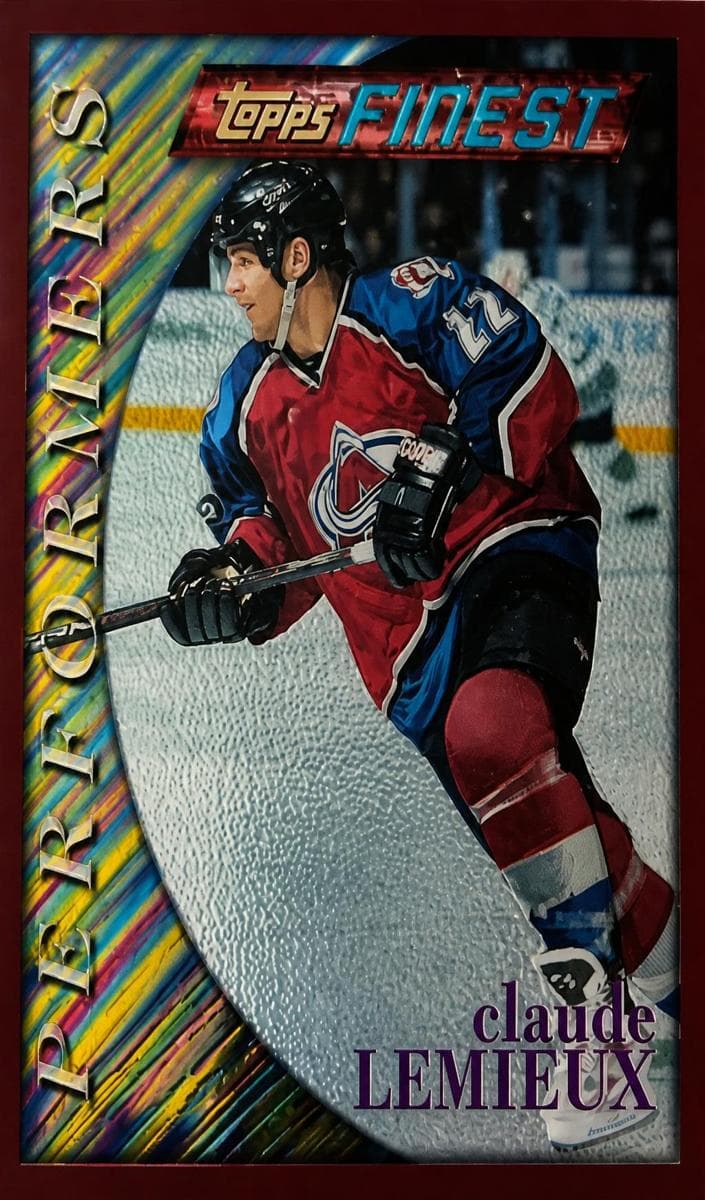 Claude Lemieux 1995 topps