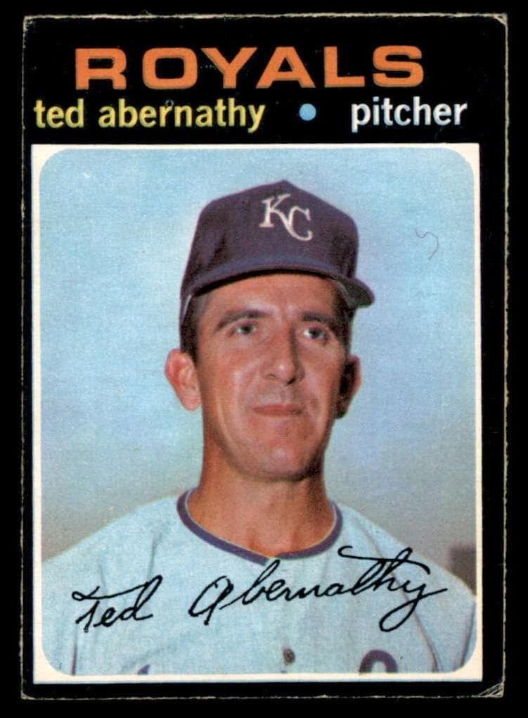Ted Abernathy 1971 topps O-Pee-Chee