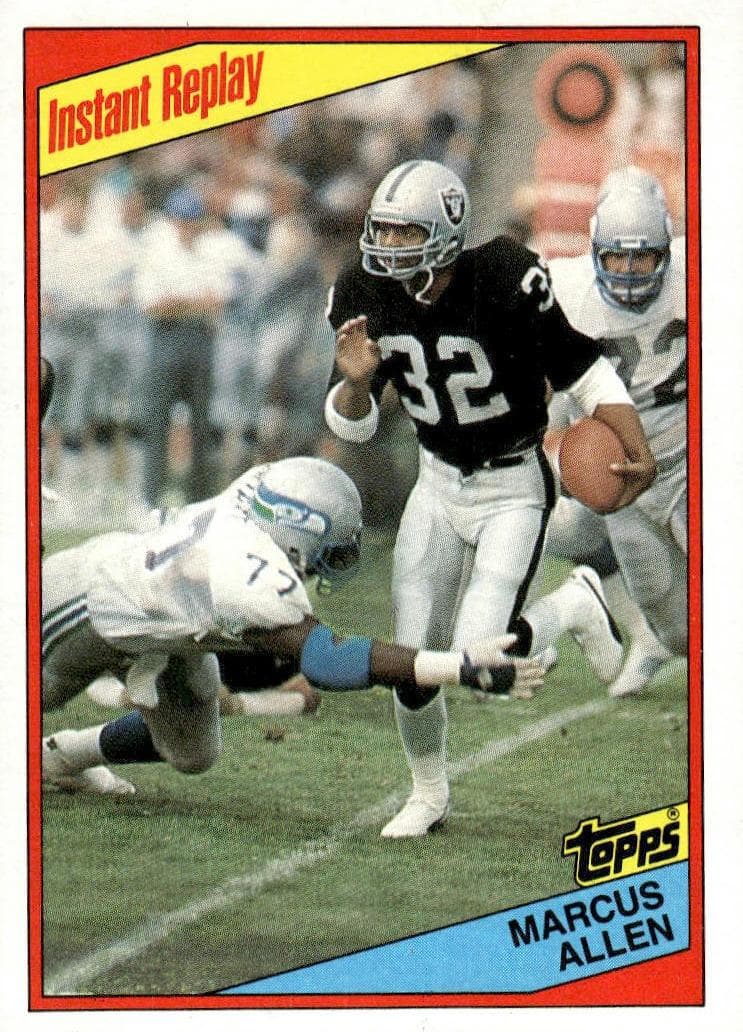 Marcus Allen 1984 topps