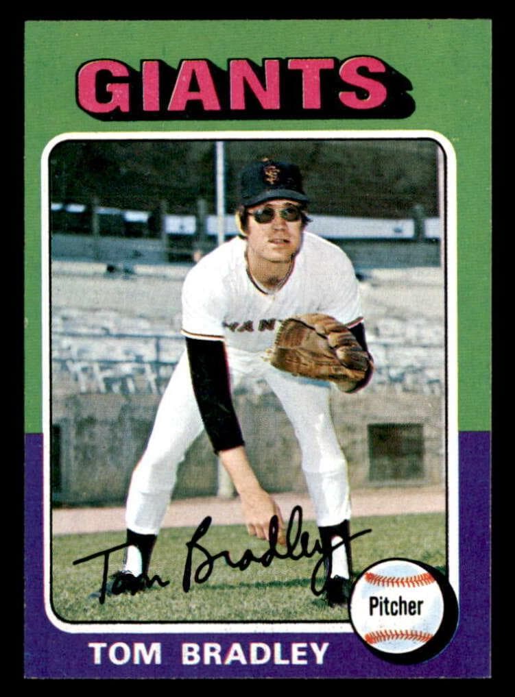 Tom Bradley 1975 topps Topps