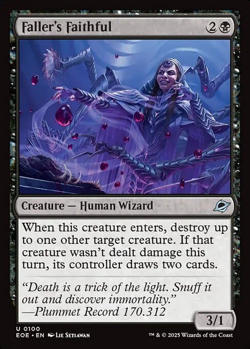Faller's Faithful 2025 Magic: The Gathering Edge of Eternities