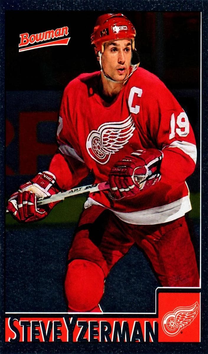 Steve Yzerman 1995 bowman Bowman