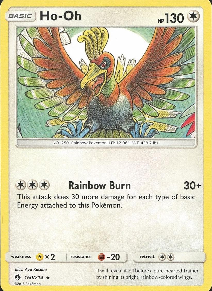 Ho-oh trading card