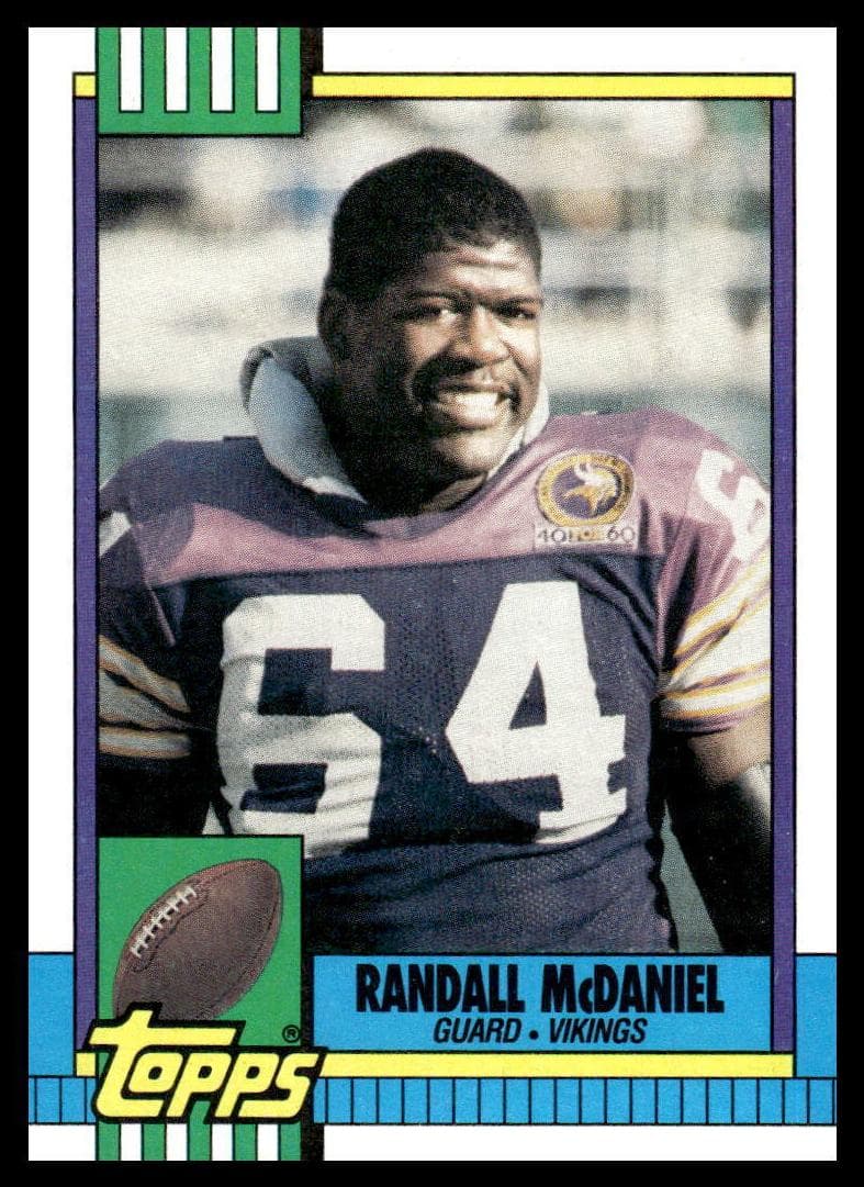 Randall McDaniel 1990 topps