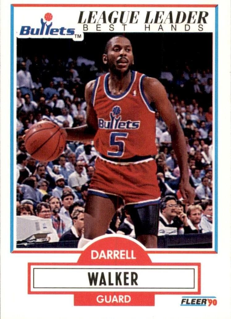 Darrell Walker 1990 fleer Fleer