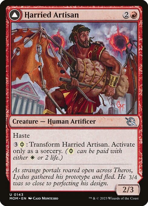 Harried Artisan // Phyrexian Skyflayer #143
