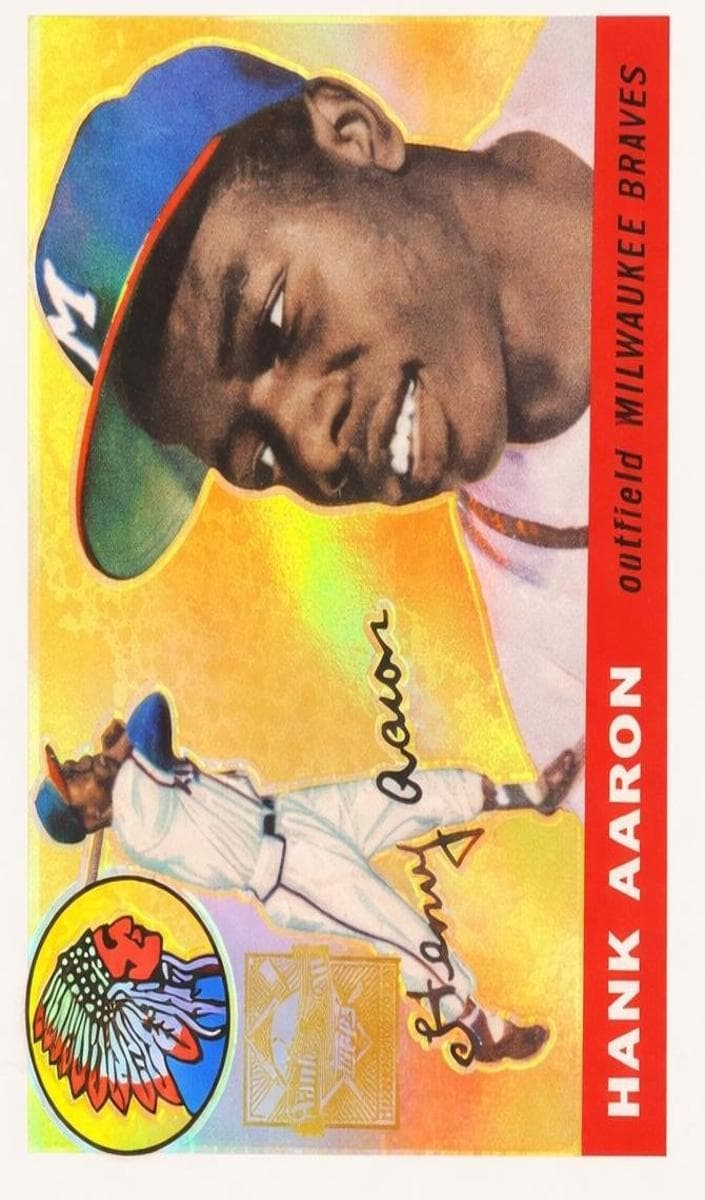 Hank Aaron 1999 topps Chrome