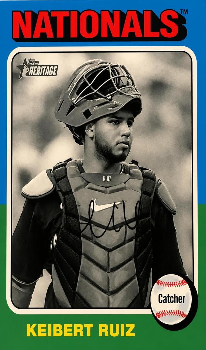Keibert Ruiz trading card