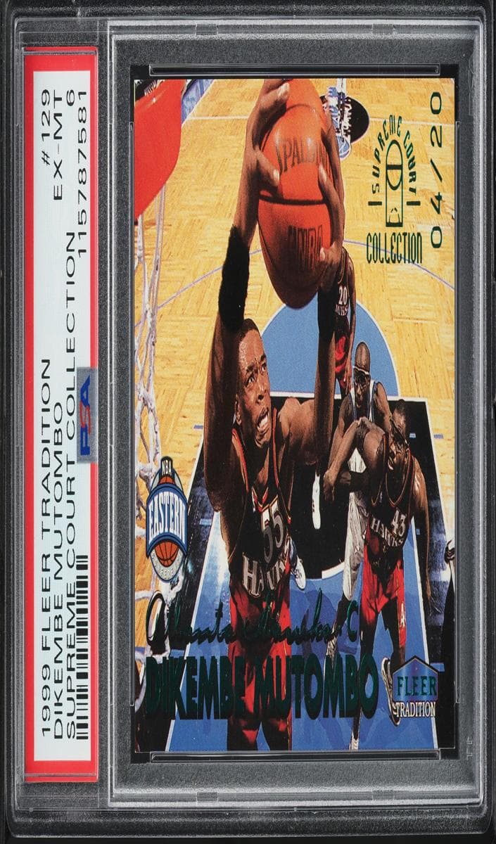 Dikembe Mutombo 1999 fleer Fleer Tradition