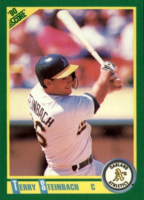 Terry Steinbach 1990 panini Score