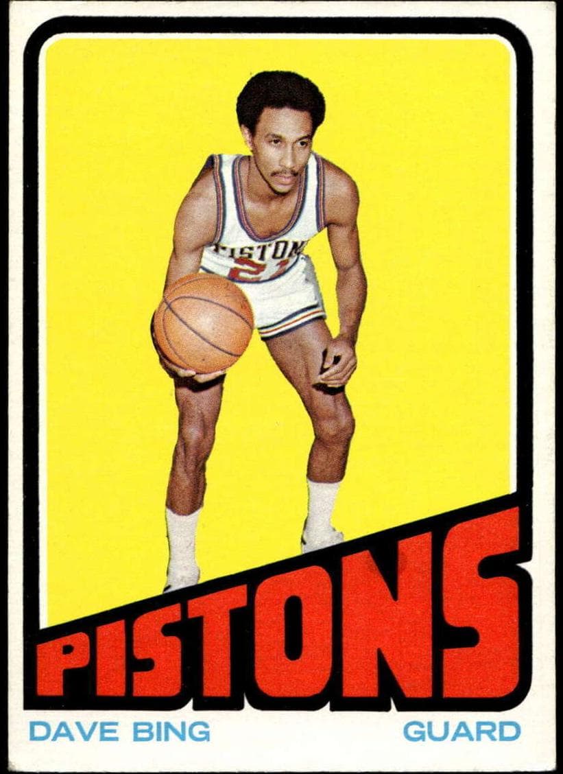 Dave Bing 1972 topps Topps