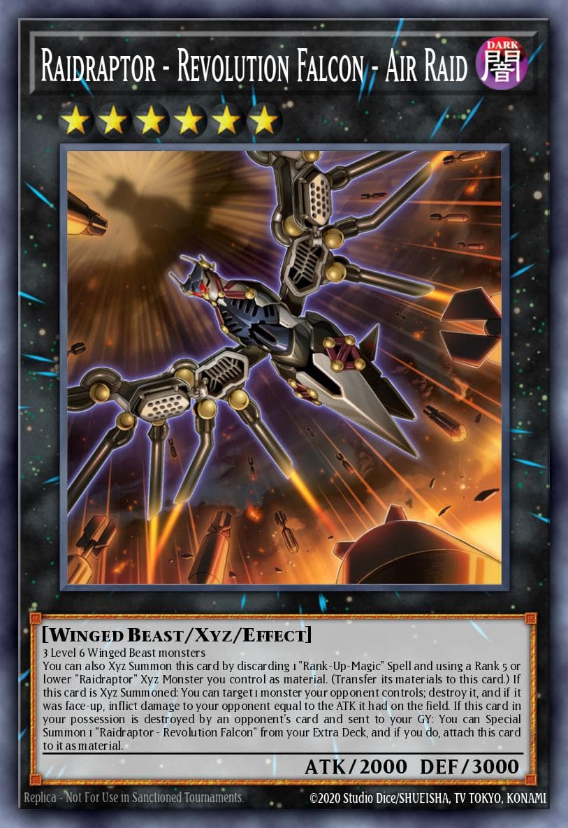 Raidraptor - Revolution Falcon - Air Raid 2023 Yu-Gi-Oh! Japanese Quarter Century Duelist Box