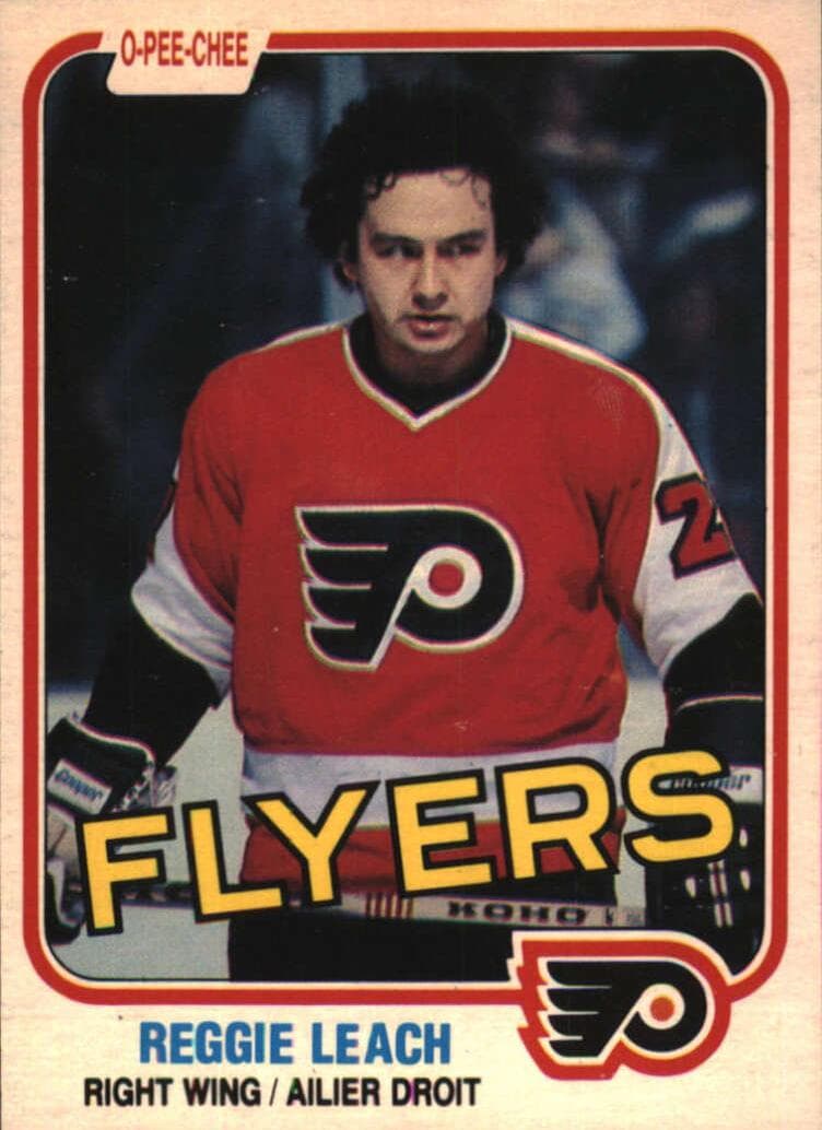 Reggie Leach 1981 topps O-Pee-Chee