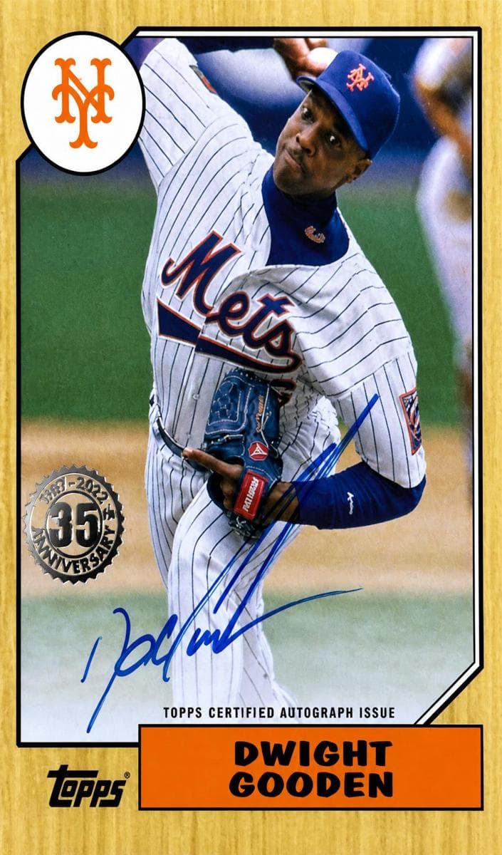 Dwight Gooden 2022 topps Topps