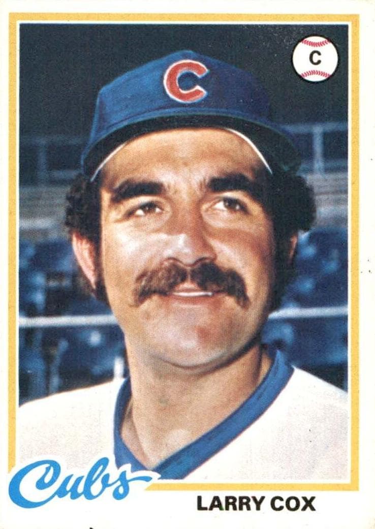 Larry Cox 1978 topps Topps