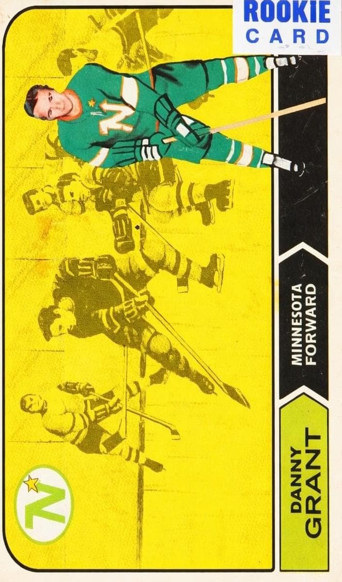 Danny Grant 1968 topps O-Pee-Chee