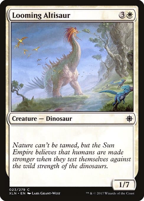 Looming Altisaur 2017 Magic: The Gathering Ixalan