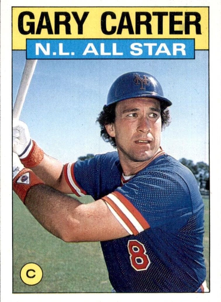 Gary Carter 1986 topps All-star