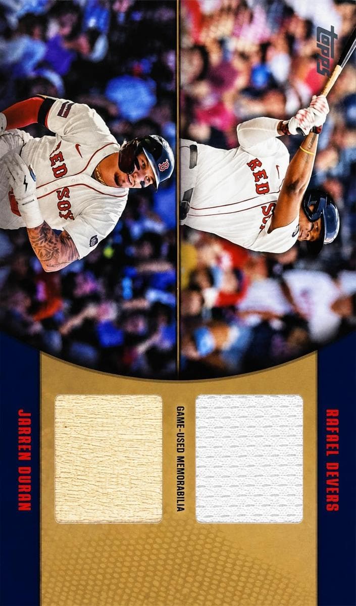 Jarren Duran / Rafael Devers trading card