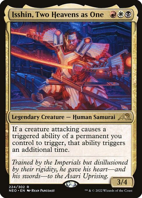 Isshin, Two Heavens as One 2022 Magic: The Gathering Kamigawa: Neon Dynasty