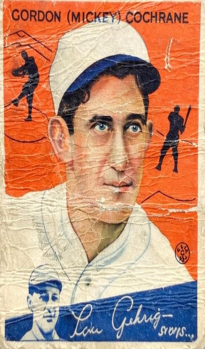 Mickey Cochrane 1934 unknown Goudey
