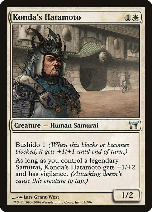Konda's Hatamoto 2004 Magic: The Gathering Champions of Kamigawa