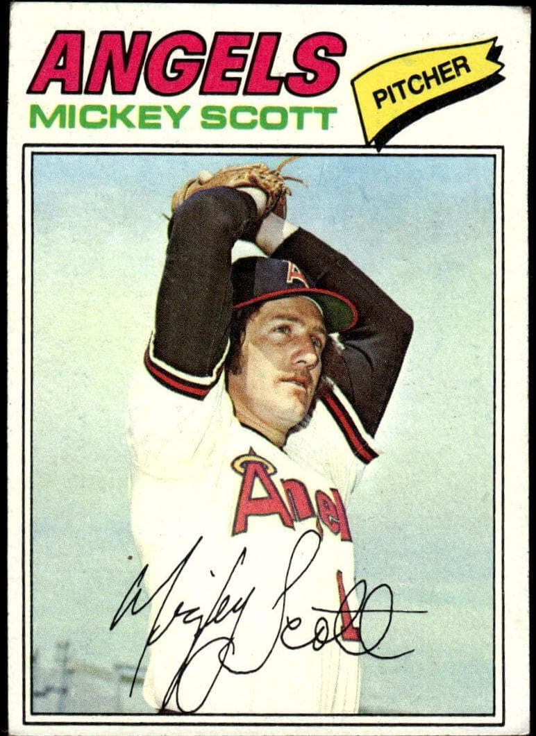 Mickey Scott 1977 topps Topps
