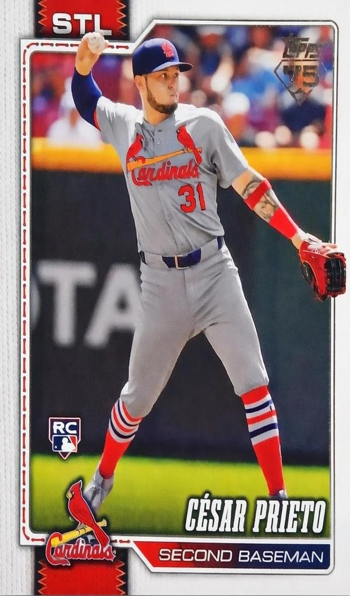 Cesar Prieto trading card