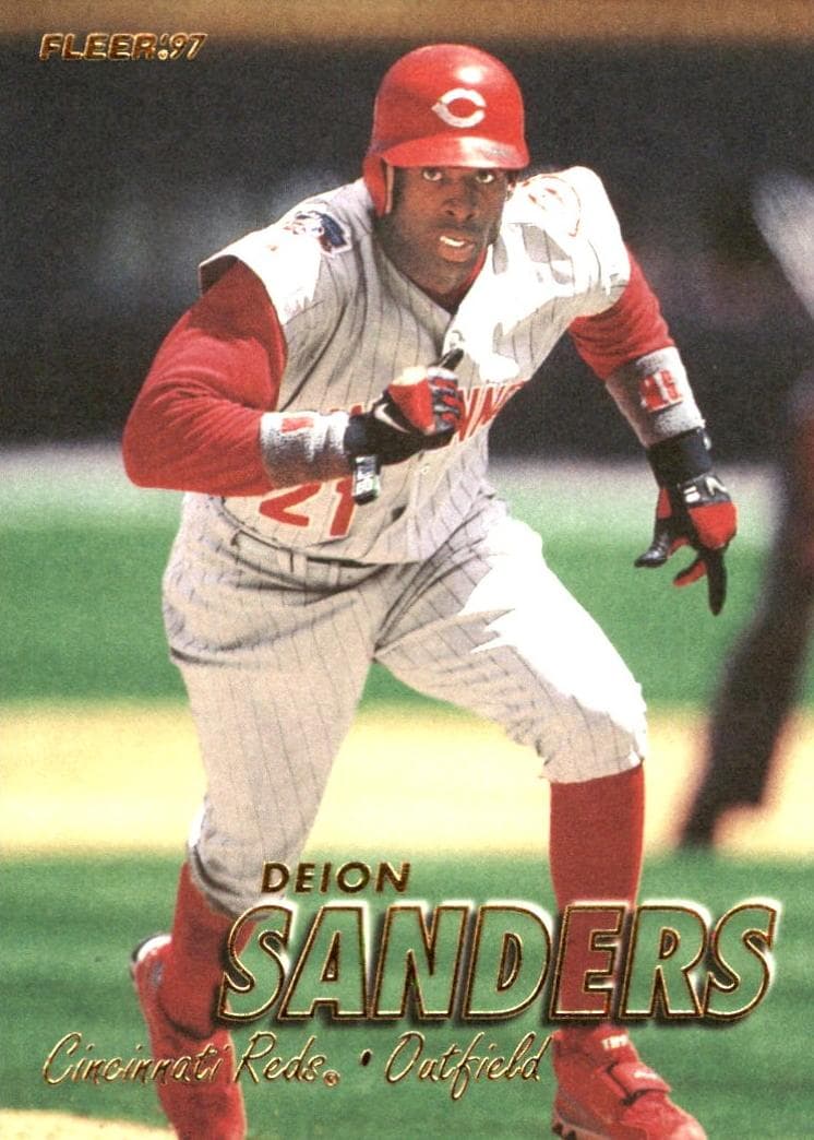 Deion Sanders 1997 fleer Fleer