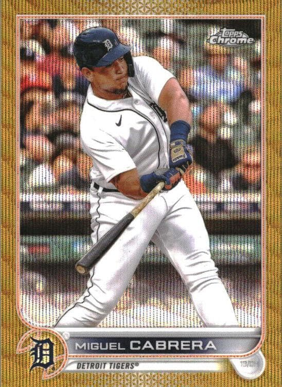 Miguel Cabrera 2022 topps Topps Chrome
